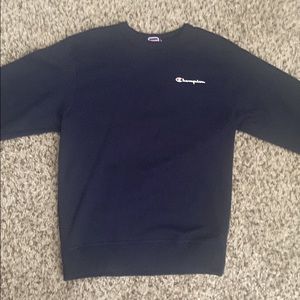 A crewneck worn a few times